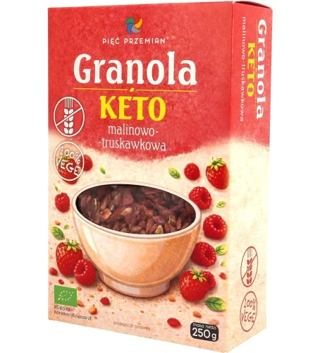 Granola-BIO-KETO-bezglutenowa-malinowo-truskawkowa-Piec-Przemian.webp