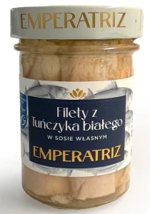 Tuńczyk Biały filety w sosie własnym MSC 185/130g Emperatriz