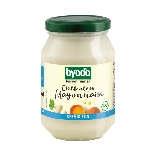 Majonez jajeczny Delikatny bezglutenowy BIO 250ml BYODO