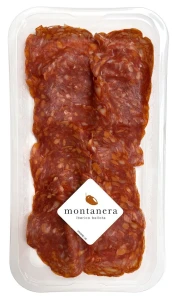 Salami Chorizo pikantne ze świni iberyjskiej plastry bezglutenowa BIO 70g PrimaVera