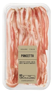 Boczek dojrzewający Pancetta plastry bezglutenowe BIO 70g PrimaVera