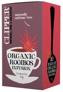 Herbata CLIPPER Rooibos BIO Fair Trade 20x2g saszetek
