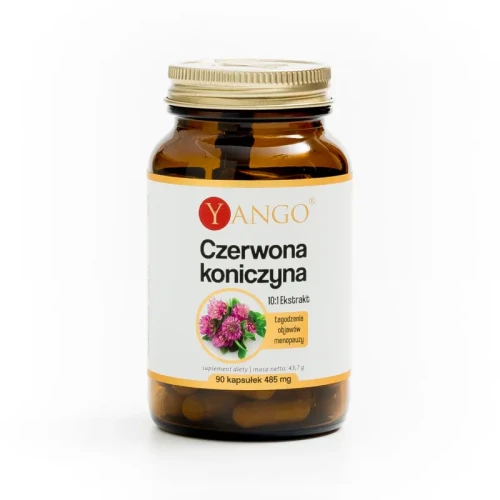 Czerwona Koniczyna ekstrakt wsparcie menopauzy 90 kaps Yango