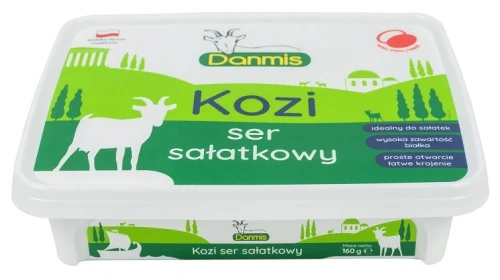 Ser Kozi Sałatkowy Solankowy 160g pudełko Danmis