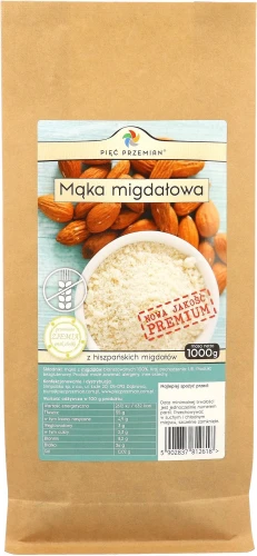 Mąka migdałowa bezglutenowa 500g Pięć Przemian