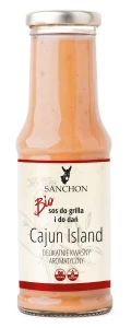 Sos Cajun Island bezglutenowy LCHF BIO 210ml Sanchon