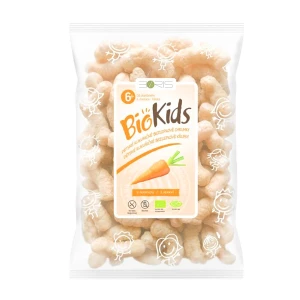 Chrupki kukurydziane z Marchewką bezglutenowe BIO 55g BioKids