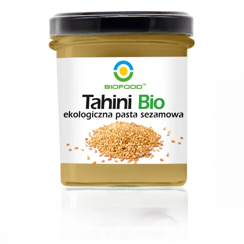 Tahini pasta sezamowa ekologiczna bezglutenowa DUŻA BIO 280g BioFood