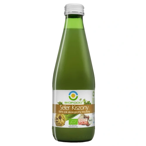 Sok z selerów kiszonych BIO bezglutenowy 300 ml BioFood