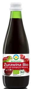 Sok żurawinowy NFC BIO bezglutenowy 300 ml BioFood