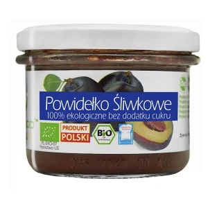 Powidła śliwkowe bez dodatku cukru BIO bezglutenowe 180 g BioFood