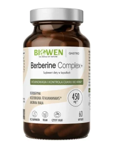 Berberine Complex+ Berberys Kozieradka Morwa 60 kapsułek Biowen