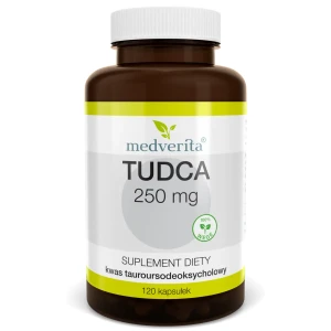 Tudca hydrofilowy kwas żółciowy 120kaps Medverita