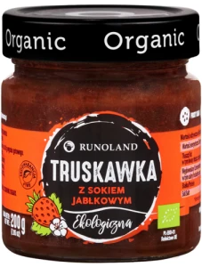 Dżem z truskawki bez dodatku cukru BIO 200 g  Runoland