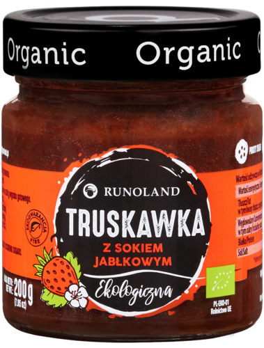 Dżem z truskawki bez dodatku cukru BIO 200 g  Runoland