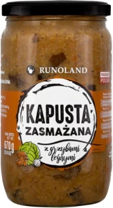 Kapusta zasmażana z grzybami leśnymi 670g Runoland