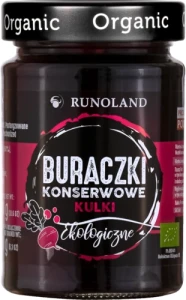 Buraczki konserwowe kulki 300g BIO Runoland