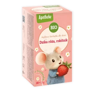 Herbatka Bajkowa dla dzieci Dzika Róża Rokitnik Truskawka BIO 20x1,5g=30g Apotheke