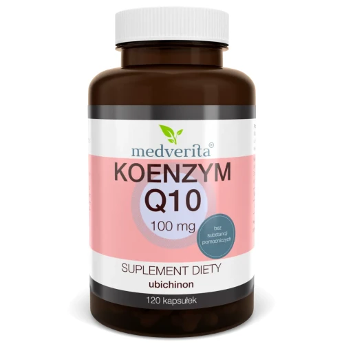Koenzym Q10 ubichinon 120 kaps/26,4g Medverita