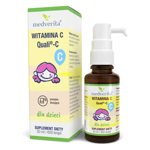 Witamina C dla dzieci w kroplach 30ml Medverita