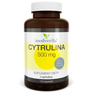Cytrulina L-cytrulina 500mg 120 kaps/72g Medverita