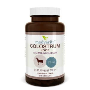 Colostrum Kozie 500 mg, IgG 30%, 50 kaps. Medverita