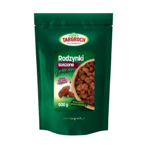 Rodzynki sułtańskie suszone drobne 500g. niesiarkowane Targroch