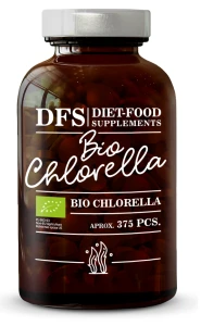Chlorella w tabletkach 375 sztuk BIO 150g Diet-Food