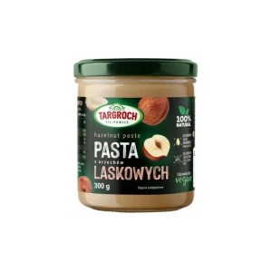 Krem z Orzechów Laskowych 300g Targroch – 100% Naturalny szkło