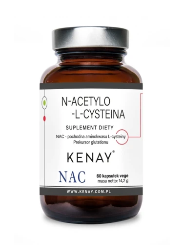 NAC N-acetylo L-cysteina 150mg 60kaps KenayAg