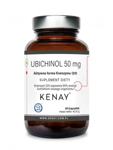 Ubichinol - koenzym Q10 50mg aktywna forma 60kapsułek KenayAG