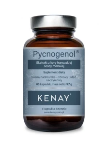 Pycnogenol® PREMIUM Kenay – 60 kaps. | Ekstrakt z Kory Sosny Nadmorskiej 65% OPC