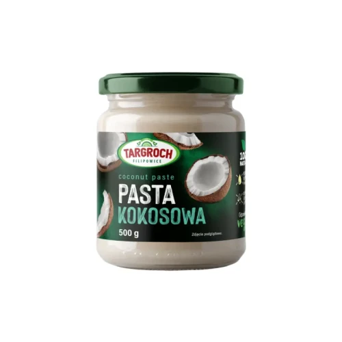 Pasta Kokosowa – 100% Miąższ Kokosa 500g Targroch