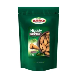 Migdały naturalne ciemne 1kg Targroch