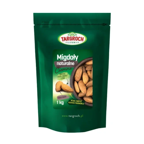 Migdały naturalne ciemne 1kg Targroch