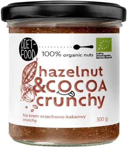 Krem orzechowo-kakaowy NUTTY BIO 300g Hazelnut & Cocoa