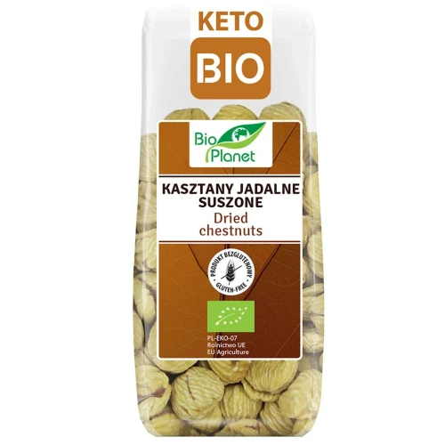 Kasztany jadalne suszone obrane bezglutenowe BIO 200 g