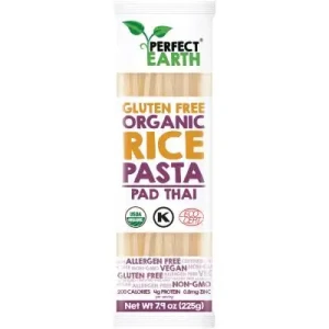 Makaron ryżowy BIAŁY Pad Thai bezglutenowy BIO 225g Perfect Earth