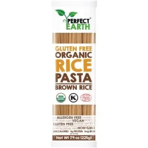 Makaron ryżowy BRĄZOWY BIO bezglutenowy 225g Perfect Earth