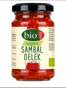 Pasta pikantna Chili SAMBAL OELEK BIO 110g BioAsia