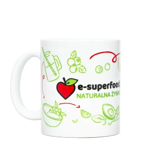 Kubek Ceramiczny e-superfood 330ml – na Prezent