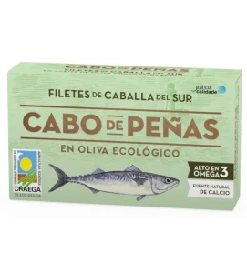 Makrela filety w oliwie ekologicznej extra virgin 85g Cabo De Penas