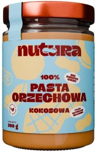 Pasta orzechowa KOKOSOWA bez dodatków 500g NUTURA