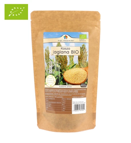 Kasza jaglana bezglutenowa BIO 900g Pięć Przemian