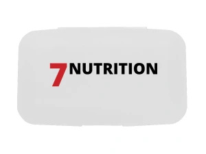PilBox pudełko na tabletki i kapsułki black/white 7Nutrition
