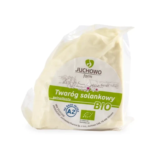 Ser Solankowy z mleka typu A2 Półłusty BIO ok 300g Juchowo Farm