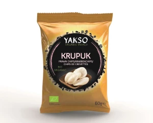 Prażynki Krewetkowe KRUPUK 60g BIO Yakso