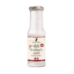 Sos Czosnkowy bezglutenowy 210ml BIO Sanchon