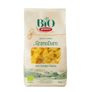 Makaron semolinowy farfalle BIO 500 g GRANORO