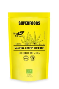 Nasiona konopi superfoods BIO 200 g BioPlanet